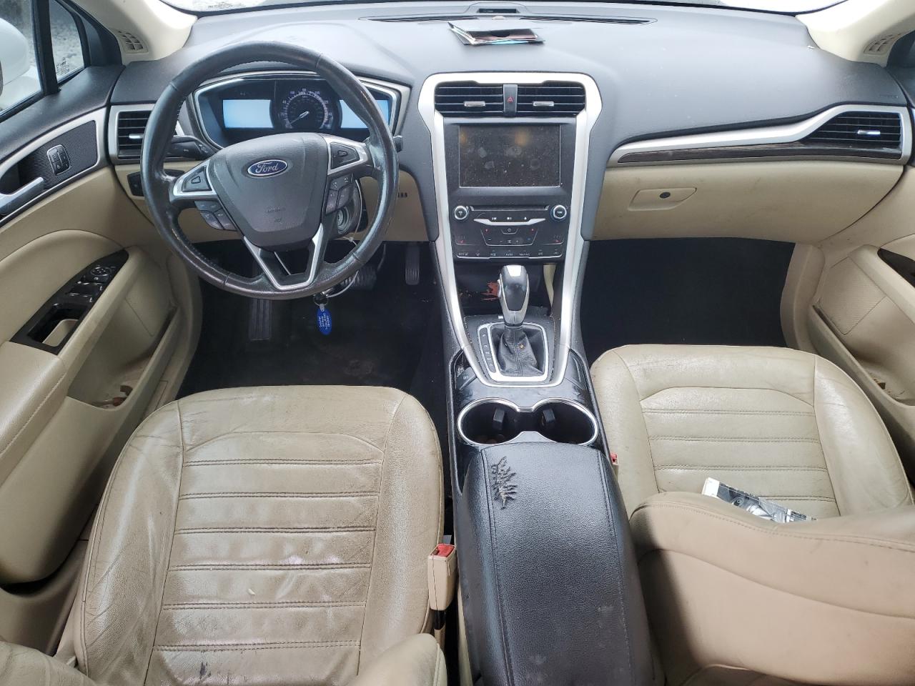 2014 Ford Fusion VIN 3FA6P0HDXER373105 Copart auction photo, front end damage thumbnail 8