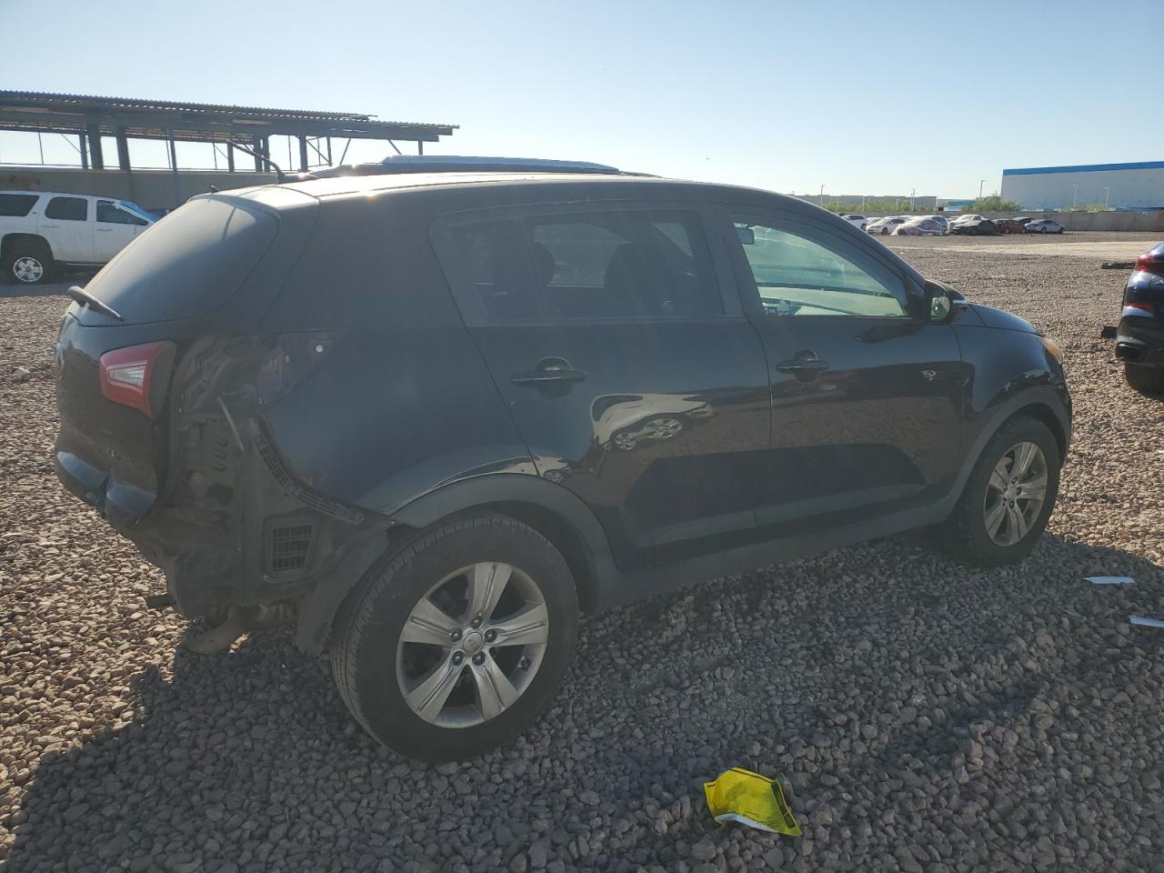 2013 KIA Sportage VIN KNDPB3A25D7463162 Copart auction photo, rear end damage thumbnail 3