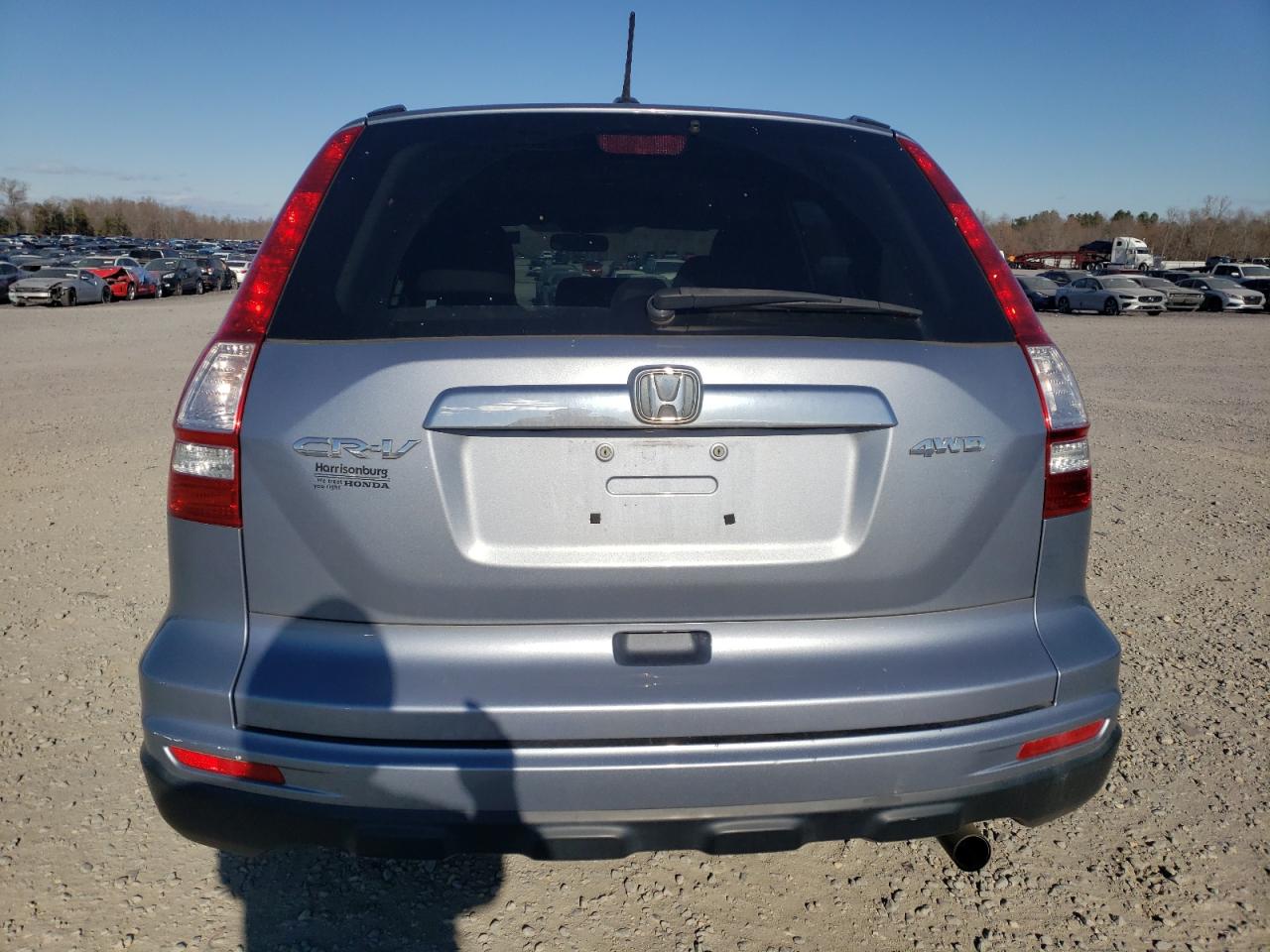 2011 Honda CR-V VIN 5J6RE4H74BL107369 Copart auction photo, front end / frame damage damage thumbnail 6