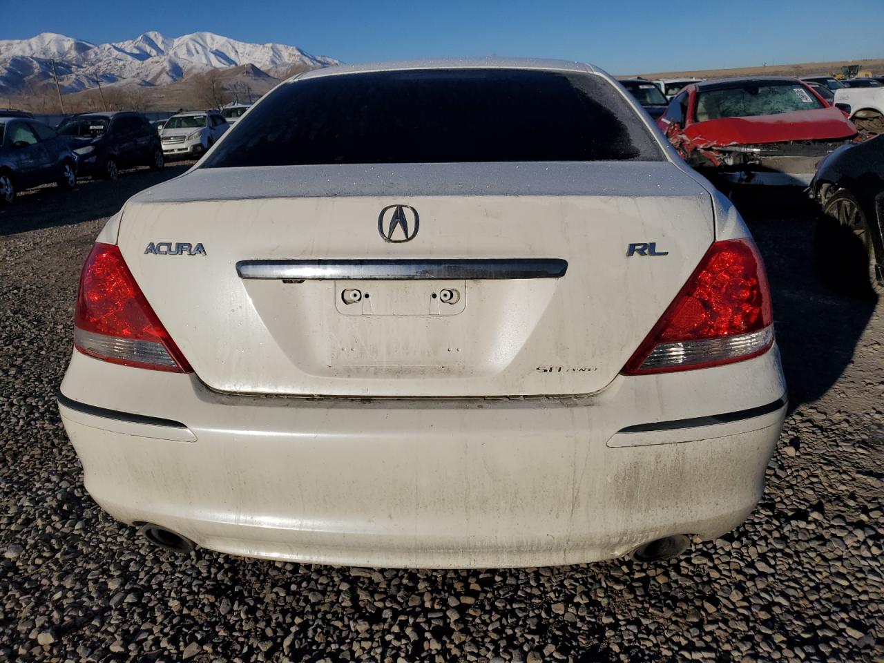 2007 Acura RL VIN JH4KB16607C004173 Copart auction photo, side / front end damage thumbnail 6