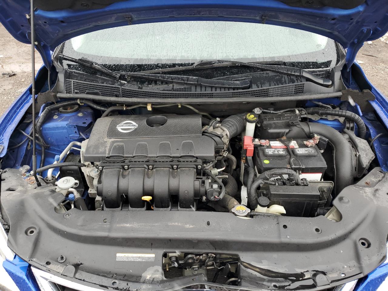 2014 Nissan Sentra VIN 3N1AB7AP1EY313173 Copart auction photo, rear end / front end damage thumbnail 11