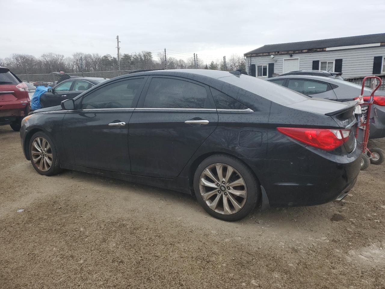 2013 Hyundai Sonata VIN 5NPEC4AC3DH688422 Copart auction photo, front end / side damage thumbnail 2