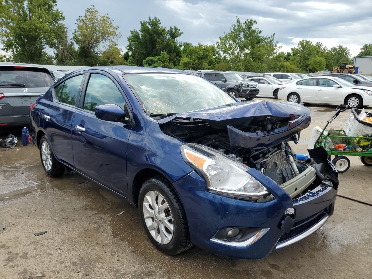 2018 Nissan Versa VIN 3N1CN7AP6JL806886 Copart auction photo, front end damage thumbnail 4