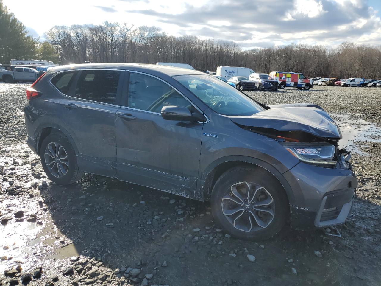 2022 Honda CR-V VIN 5J6RT6H81NL008393 Copart auction photo, front end / side damage thumbnail 4