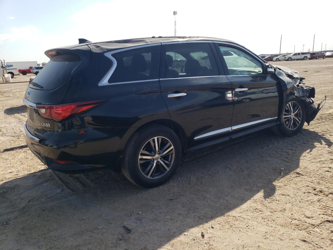 2019 Infiniti QX60 VIN 5N1DL0MM9KC562188 Copart auction photo, front end / minor dent/scratches damage thumbnail 3