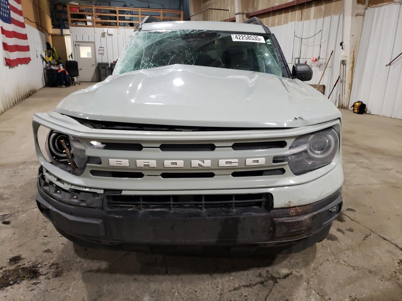 2021 Ford Bronco VIN 3FMCR9B66MRA53313 Copart auction photo, all over damage thumbnail 5