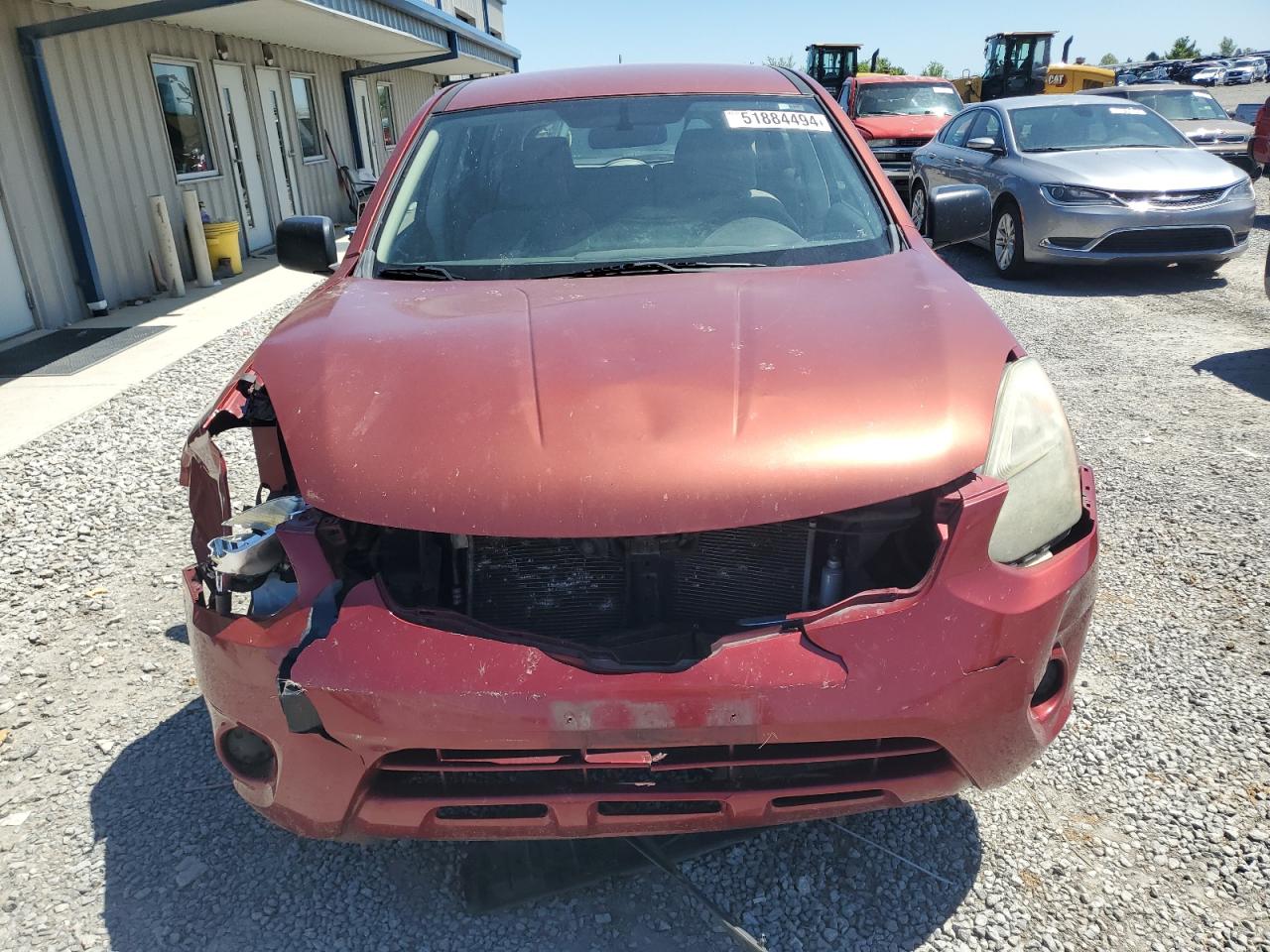 2014 Nissan Rogue VIN JN8AS5MV1EW201819 Copart auction photo, front end / side damage thumbnail 5