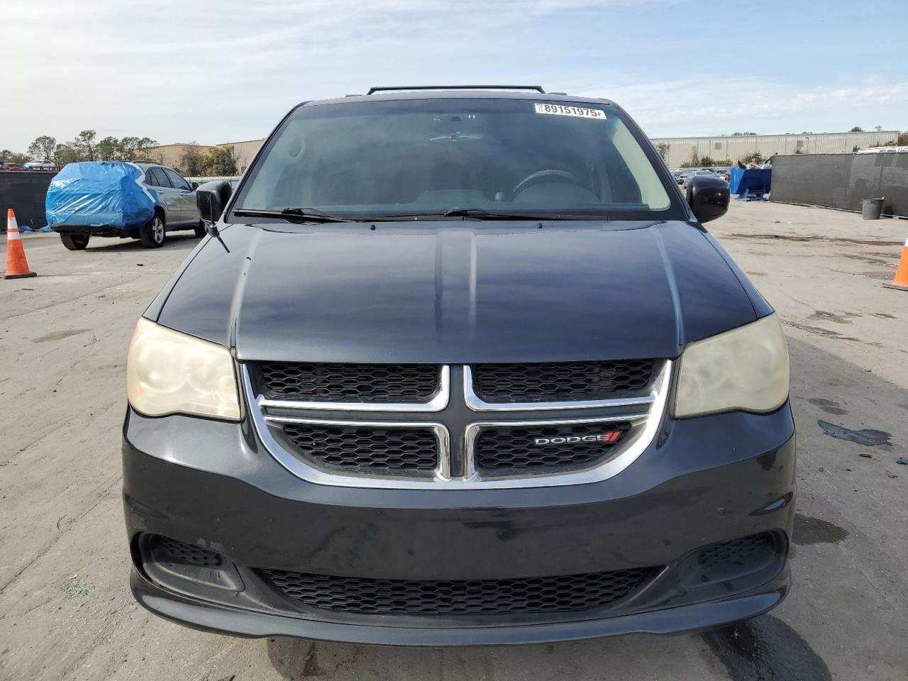 2014 Dodge Caravan VIN 2C4RDGCG6ER153251 Copart auction photo, rear end / side damage thumbnail 5