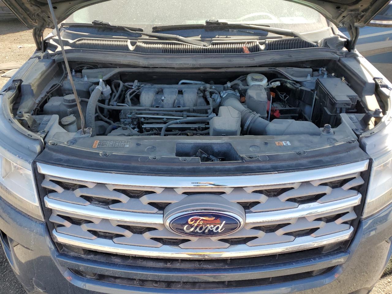 2018 Ford Explorer VIN 1FM5K8D85JGB06348 Copart auction photo, rear end damage thumbnail 12