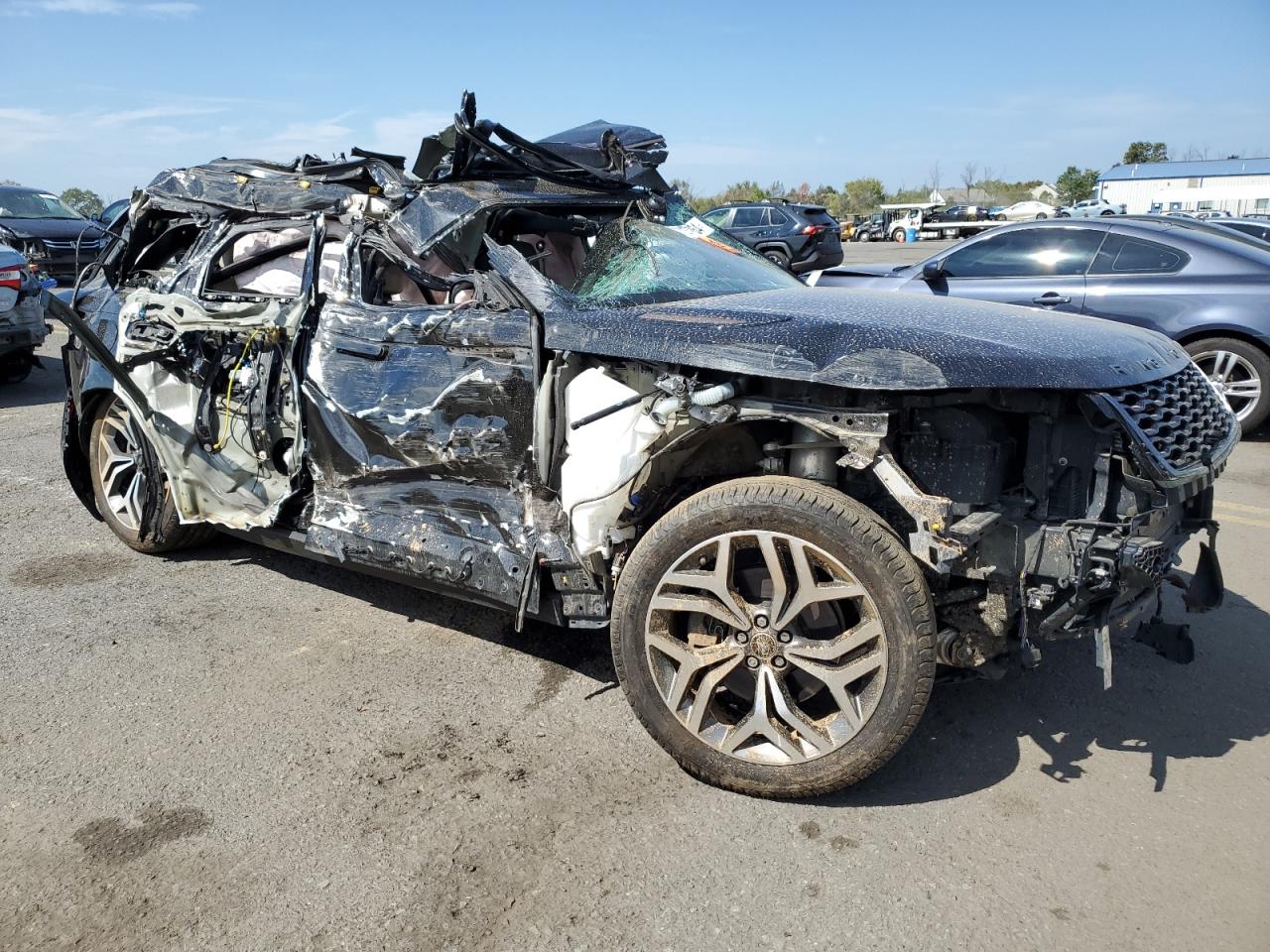 2020 Land Rover Range Rover VIN SALYK2FV9LA279211 Copart auction photo, all over damage thumbnail 4