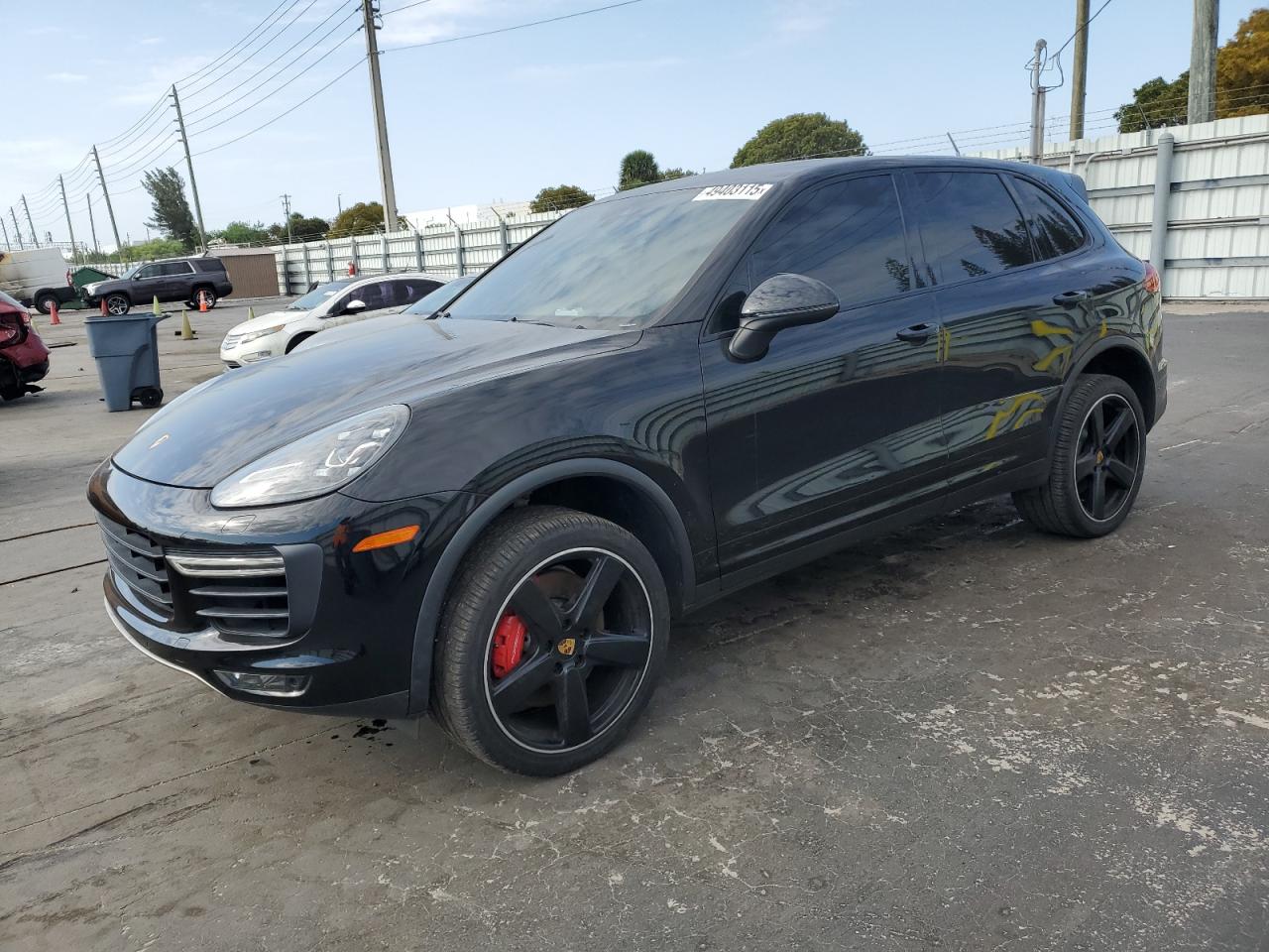 2016 Porsche Cayenne VIN WP1AC2A28GLA88956 - Copart auction photo