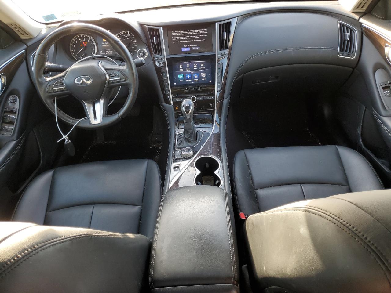 2018 Infiniti Q50 VIN JN1EV7ARXJM610529 Copart auction photo, undercarriage / mechanical damage thumbnail 8