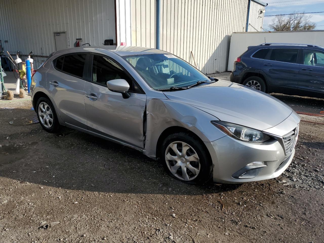 2016 Mazda 3 VIN 3MZBM1J72GM267014 Copart auction photo, side damage thumbnail 4