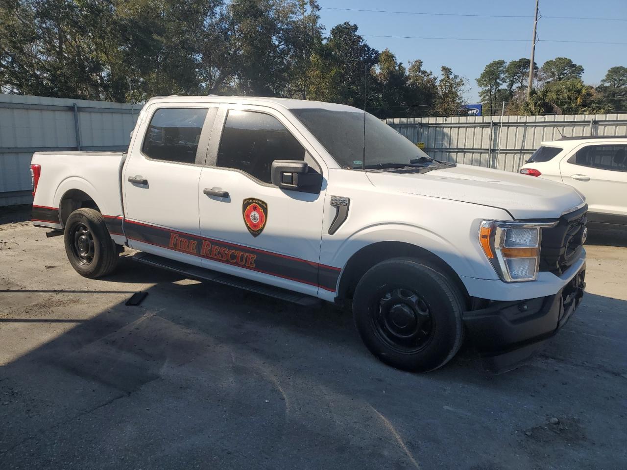 2022 Ford F-150 VIN 1FTEW1CB0NKD04173 Copart auction photo, rear end / front end damage thumbnail 4