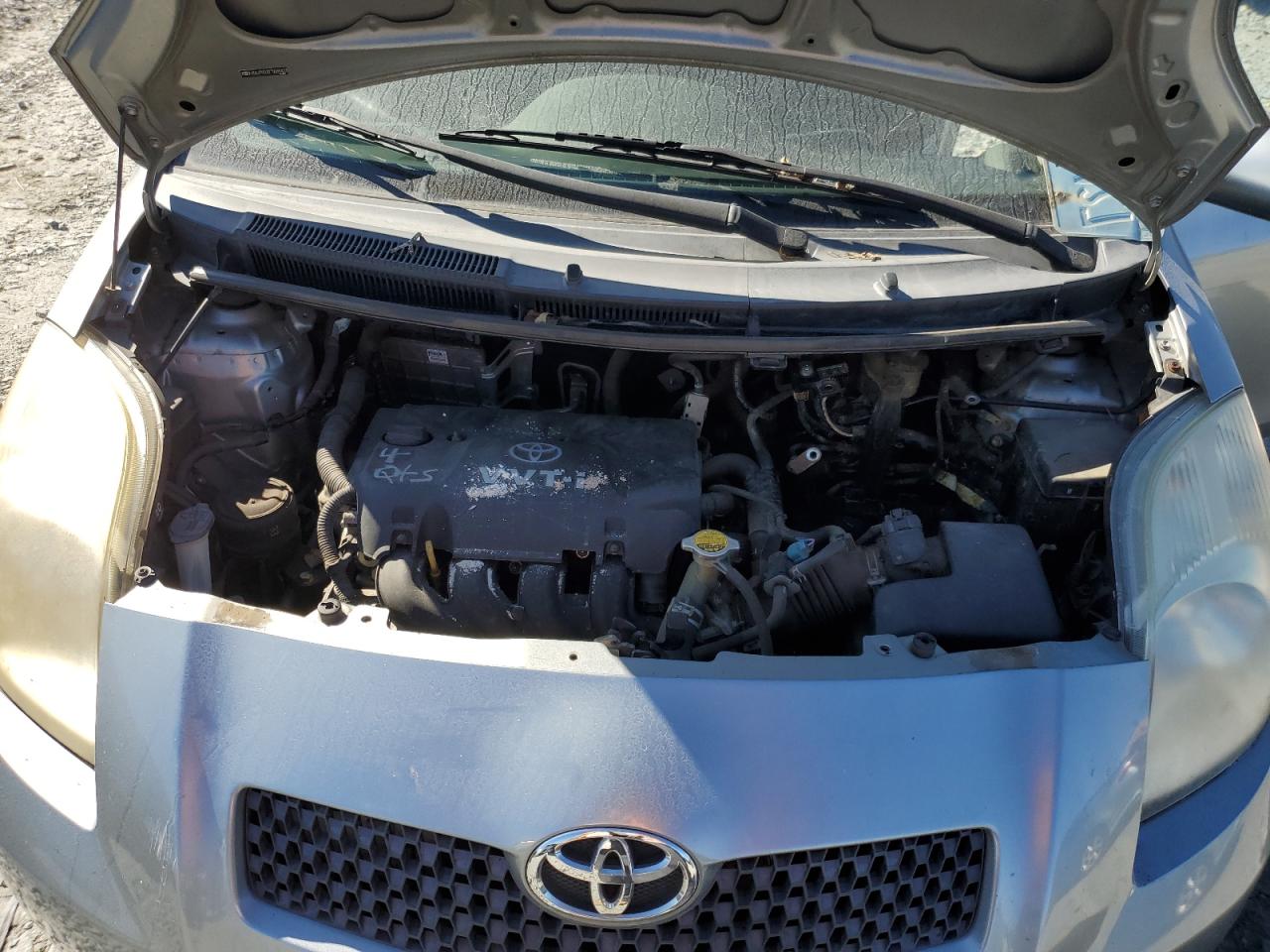 2007 Toyota Yaris VIN JTDJT923275069423 Copart auction photo, rear end damage thumbnail 11