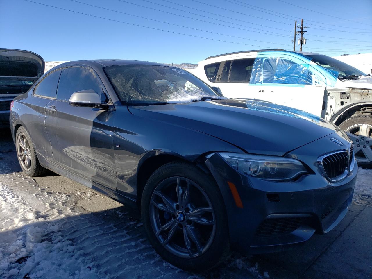 2014 BMW M2 VIN WBA1J7C58EV253026 Copart auction photo, front end / minor dent/scratches damage thumbnail 4