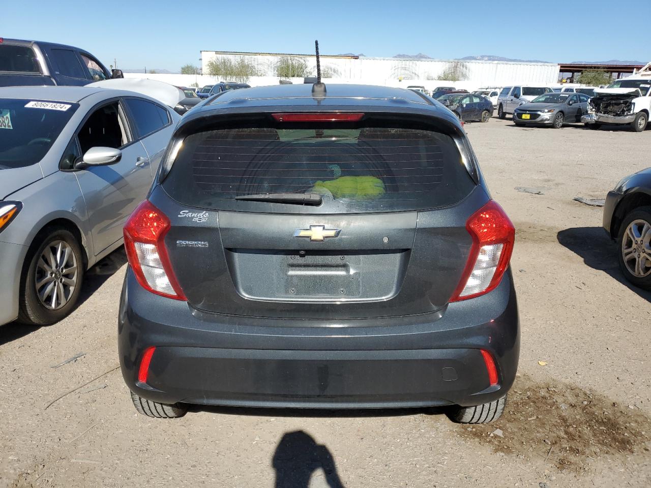 2018 Chevrolet Spark VIN KL8CB6SA0JC476001 Copart auction photo, front end / frame damage damage thumbnail 6