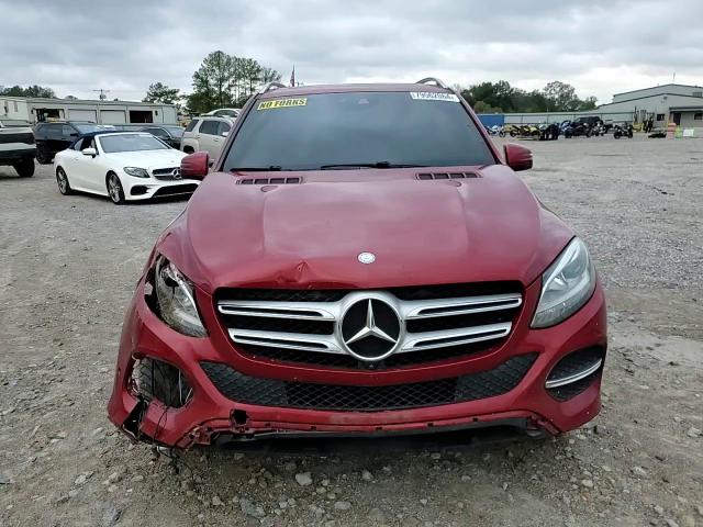 2016 Mercedes-Benz GLE VIN 4JGDA5JB3GA733980 Copart auction photo, front end damage thumbnail 12