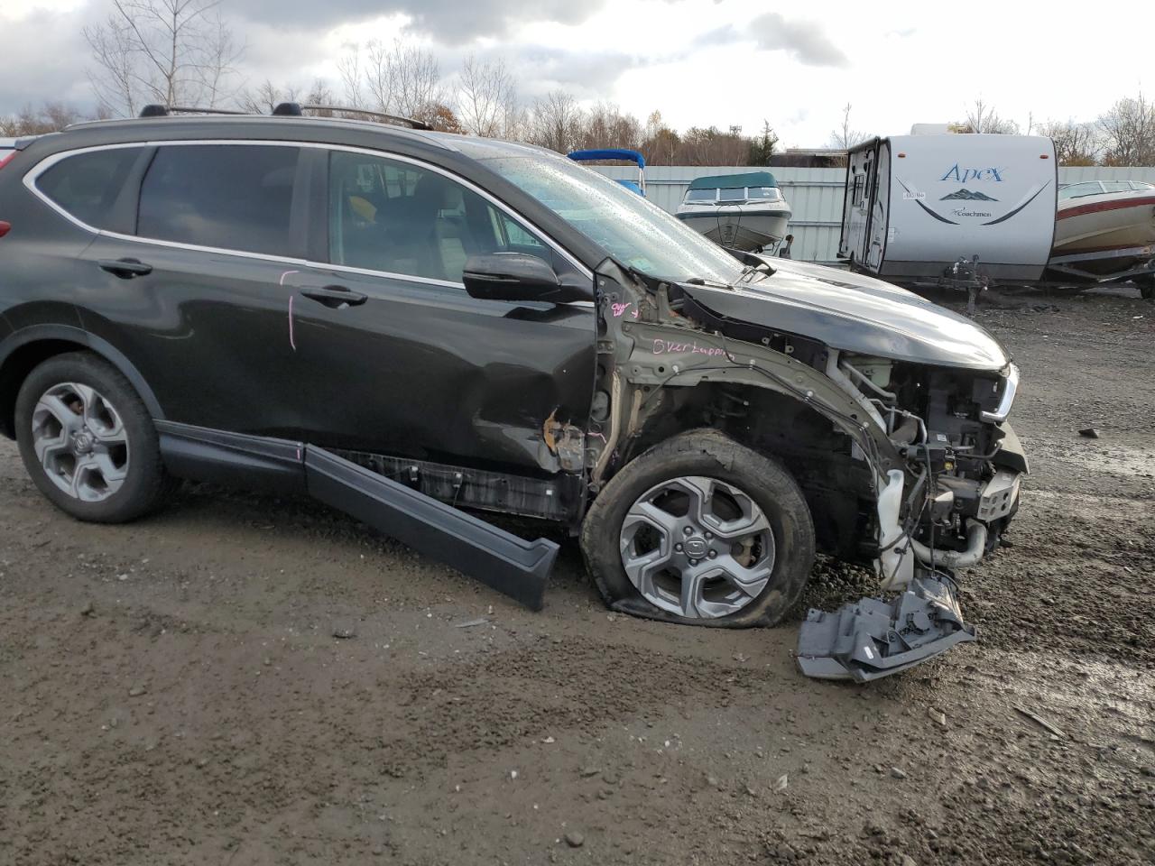 2018 Honda CR-V VIN 7FARW2H54JE016128 Copart auction photo, front end damage thumbnail 4