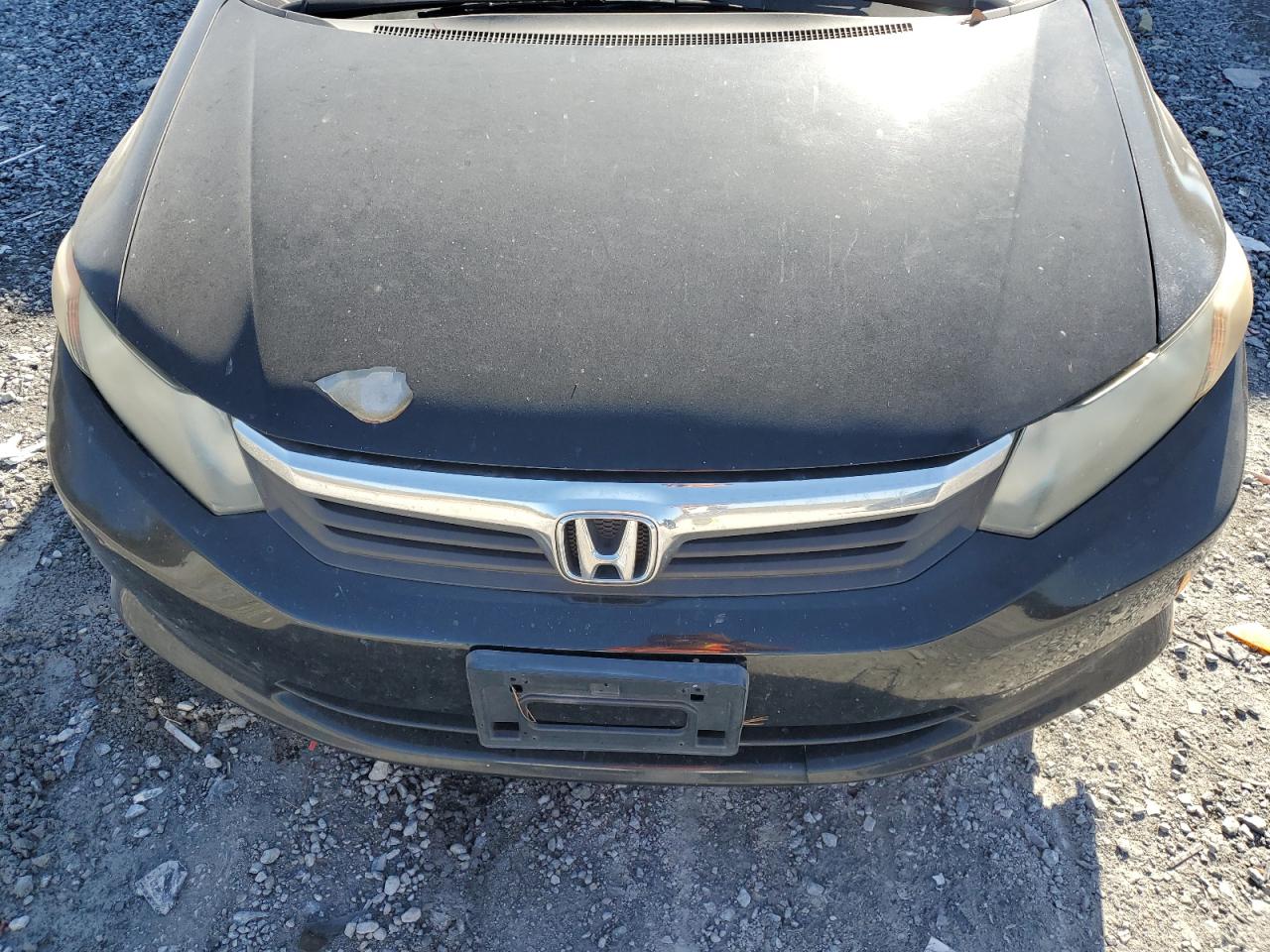 2012 Honda Civic VIN 2HGFB2F51CH525749 Copart auction photo, rear end / front end damage thumbnail 11
