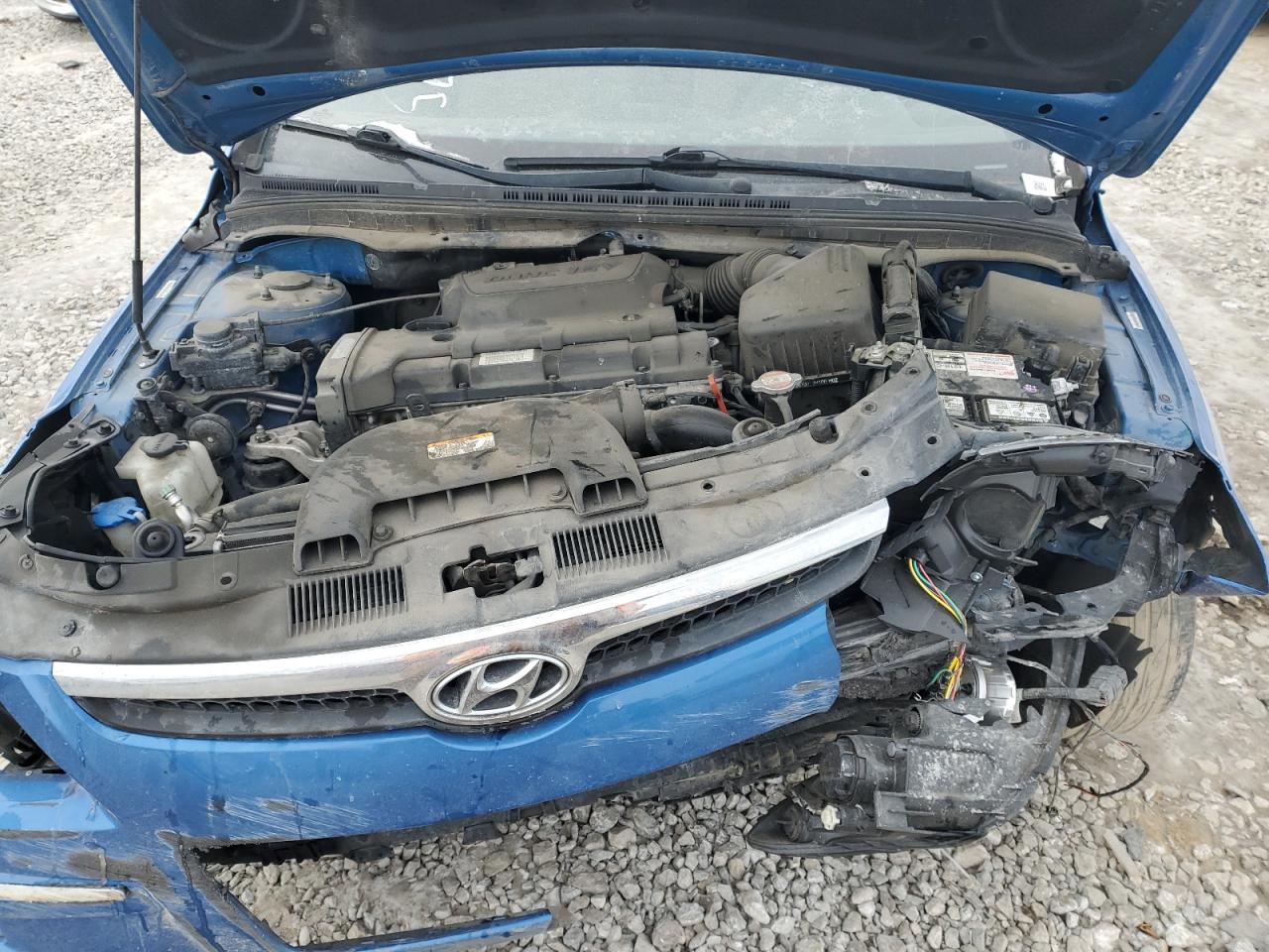 2010 Hyundai Elantra VIN KMHDC8AE1AU075295 Copart auction photo, front end damage thumbnail 11