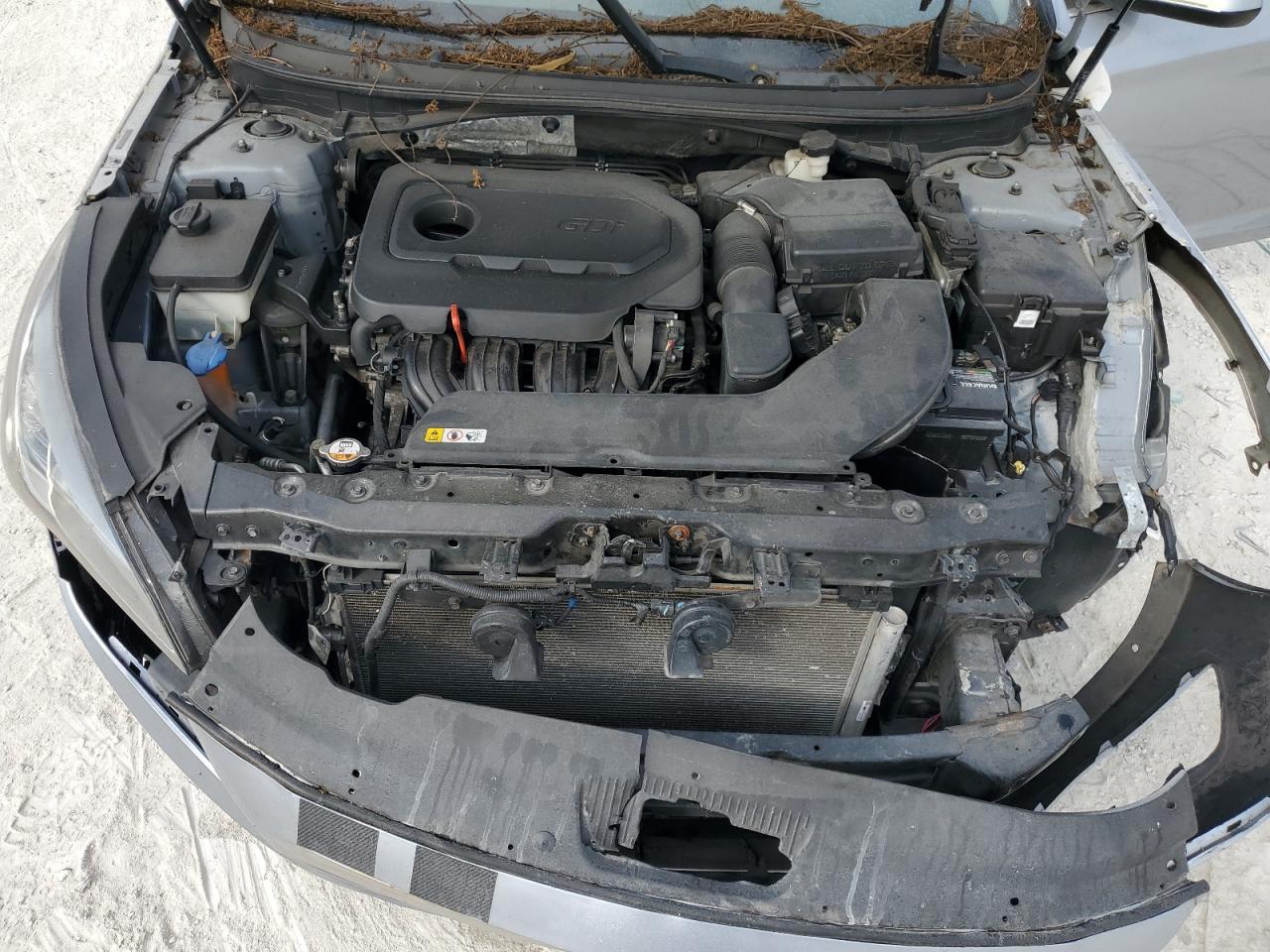2015 Hyundai Sonata VIN 5NPE24AF8FH004951 Copart auction photo, front end damage thumbnail 11