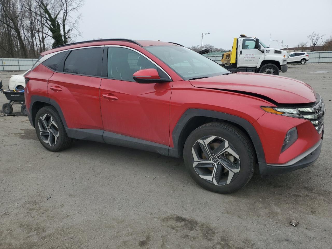 2022 Hyundai Tucson VIN 5NMJCCAE5NH138678 Copart auction photo, front end damage thumbnail 4