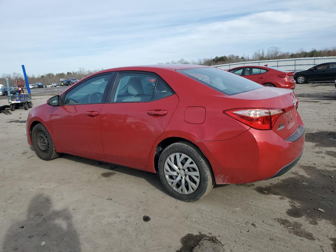 2017 Toyota Corolla VIN 2T1BURHE2HC861568 Copart auction photo, side / rear end damage thumbnail 2