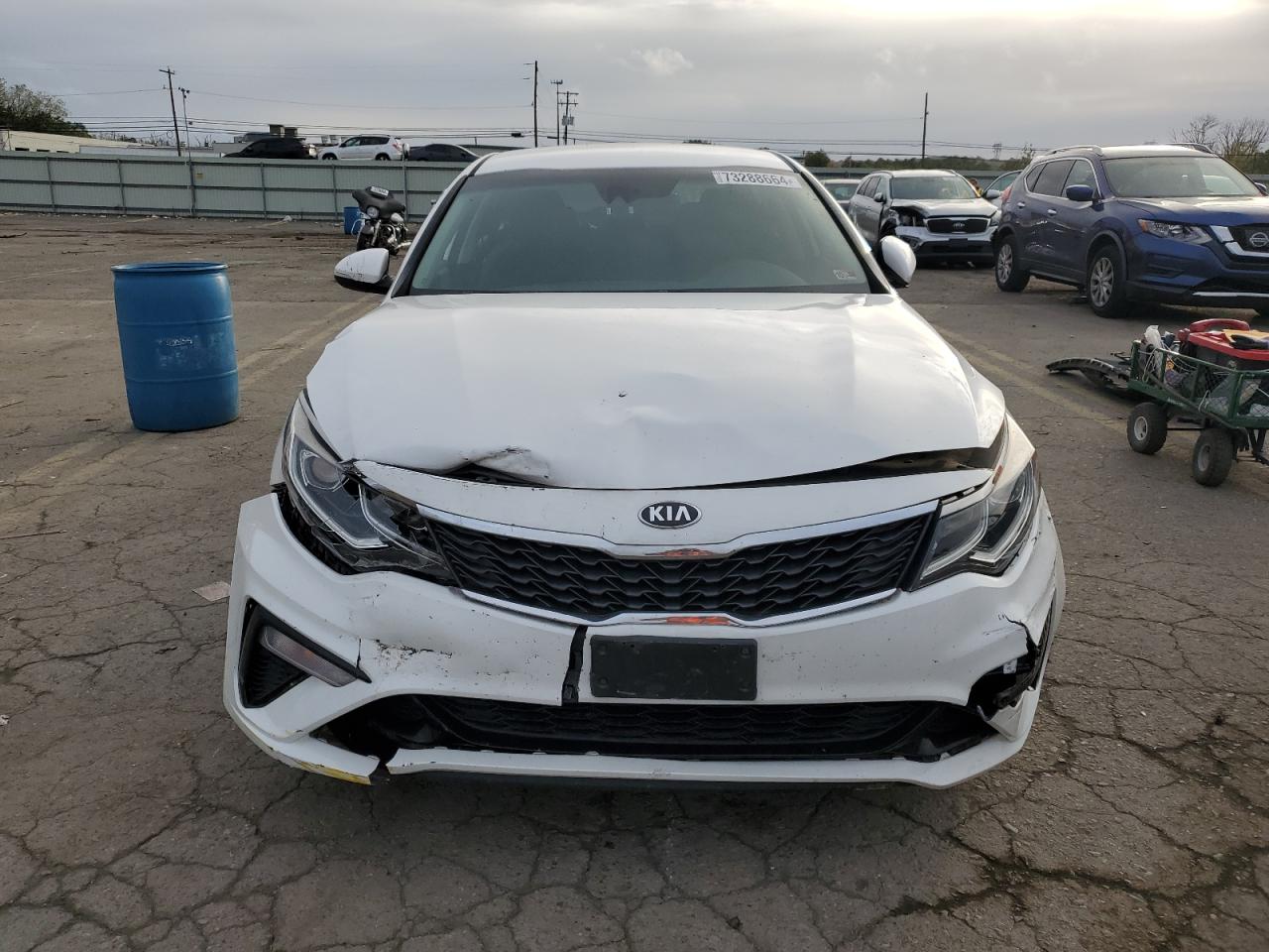 2020 KIA Optima VIN 5XXGT4L33LG396592 Copart auction photo, front end / rear end damage thumbnail 5
