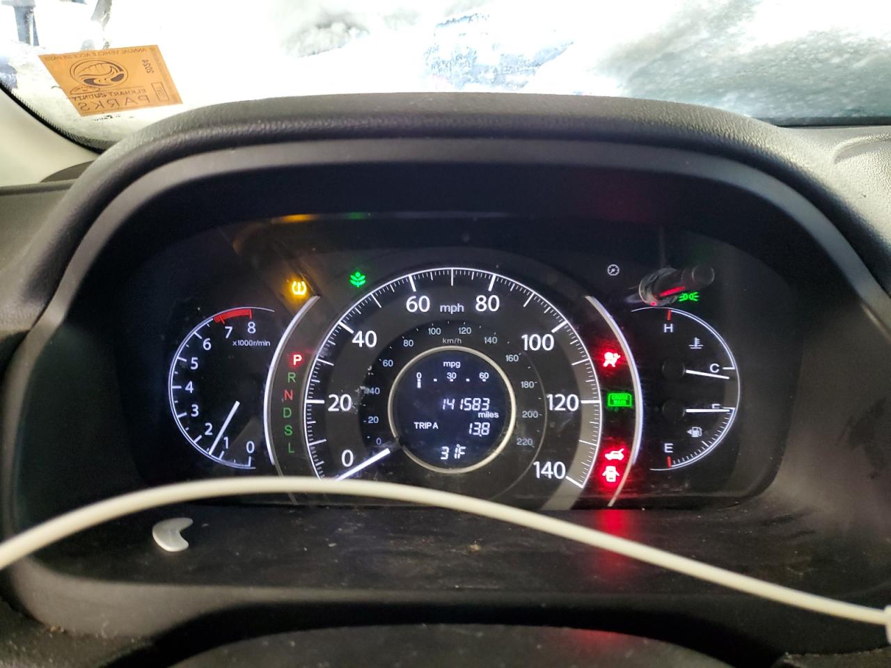 2015 Honda CR-V VIN 5J6RM4H76FL011039 Copart auction photo, rear end damage thumbnail 9