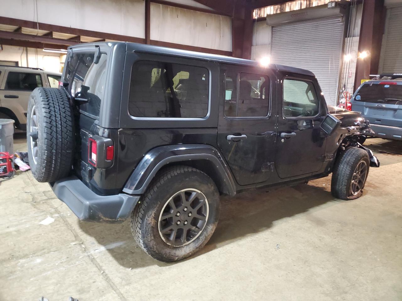 2021 Jeep Wrangler VIN 1C4HJXDN1MW738407 Copart auction photo, front end / undercarriage damage thumbnail 3