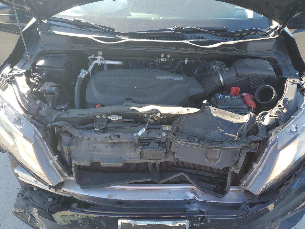 2018 Honda Odyssey VIN 5FNRL6H78JB008031 Copart auction photo, front end damage thumbnail 12