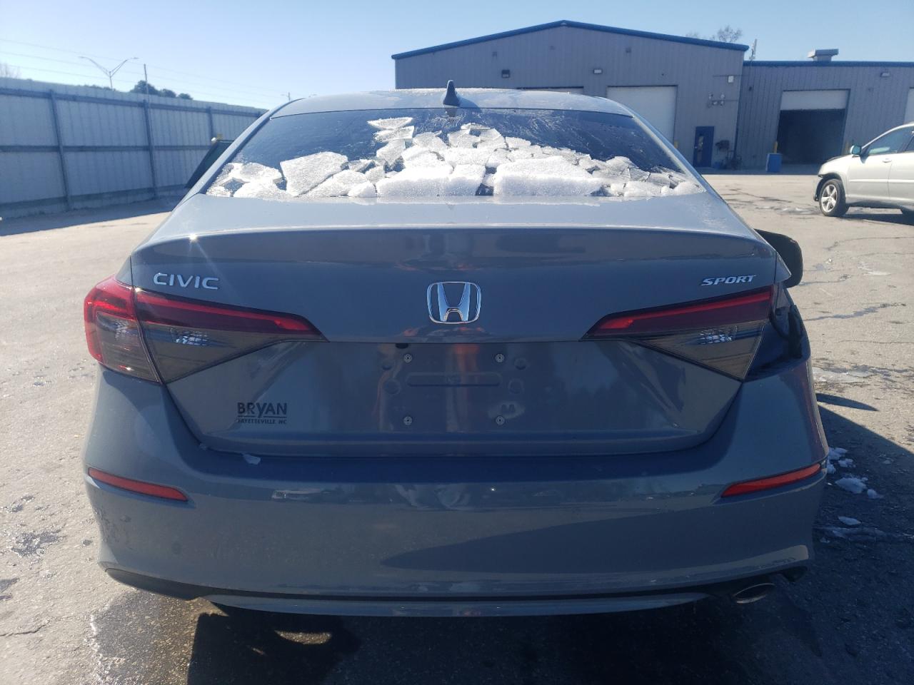 2022 Honda Civic VIN 2HGFE2F52NH610464 Copart auction photo, side / rear end damage thumbnail 6