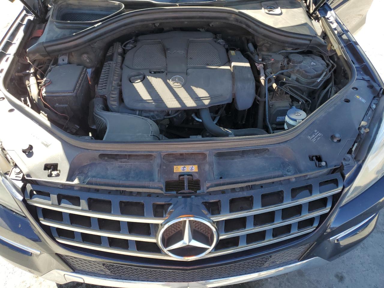 2014 Mercedes-Benz M-klasse VIN 4JGDA5HB6EA363434 Copart auction photo, rear end / mechanical damage thumbnail 12