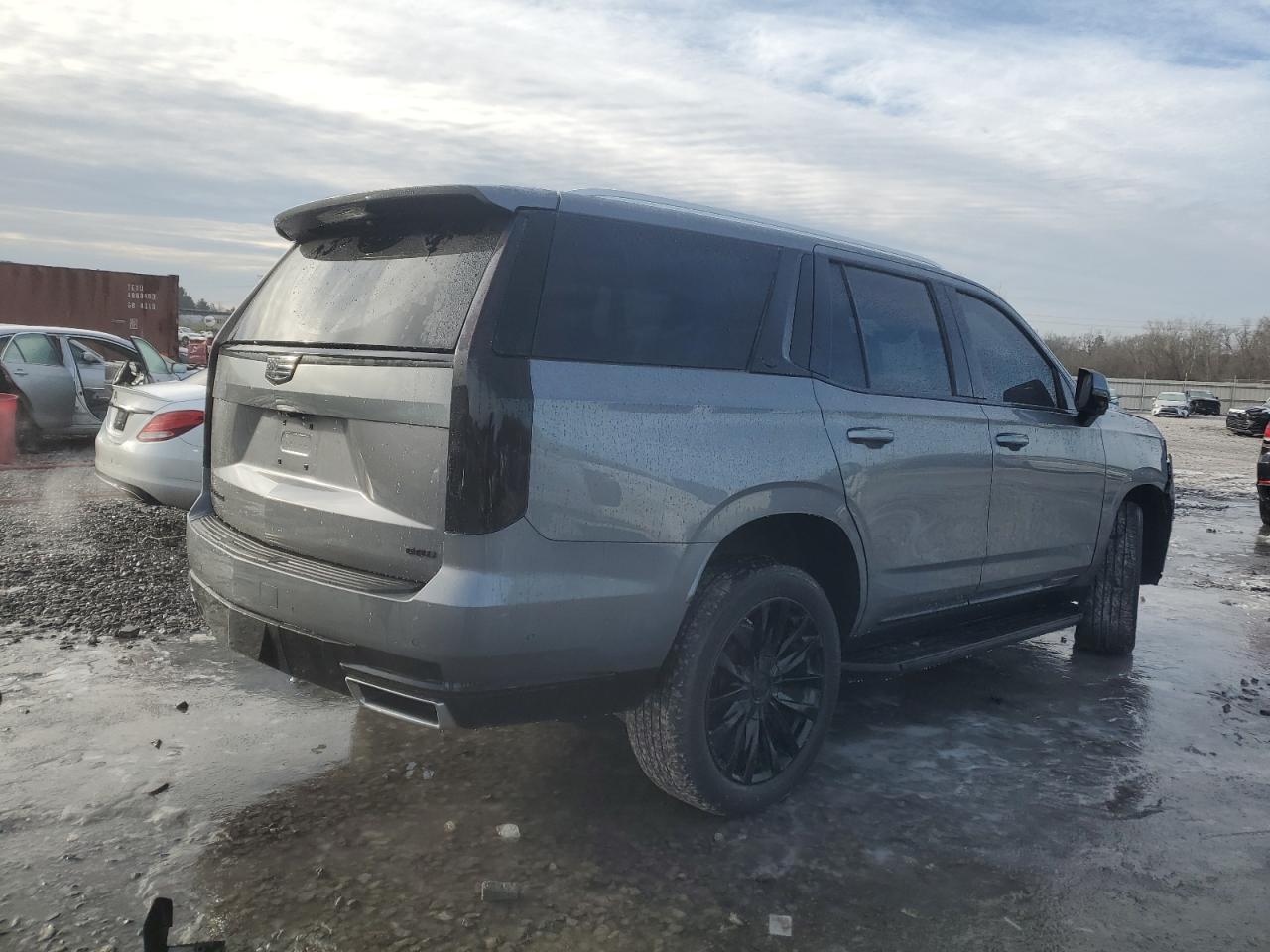 2021 Cadillac Escalade VIN 1GYS4BKL8MR197141 Copart auction photo, front end damage thumbnail 3