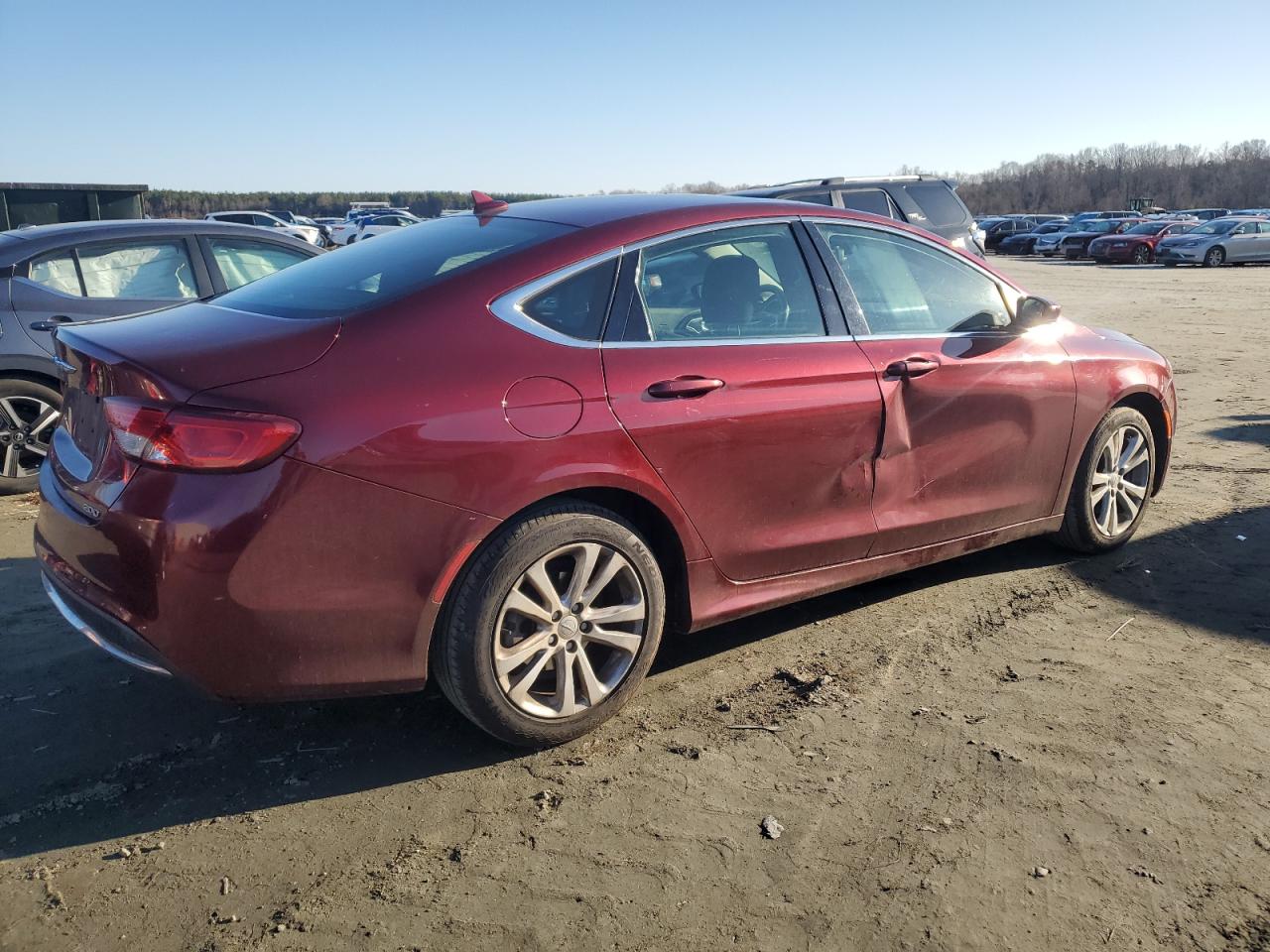 2016 Chrysler 200 VIN 1C3CCCAB6GN143476 Copart auction photo, side damage thumbnail 3