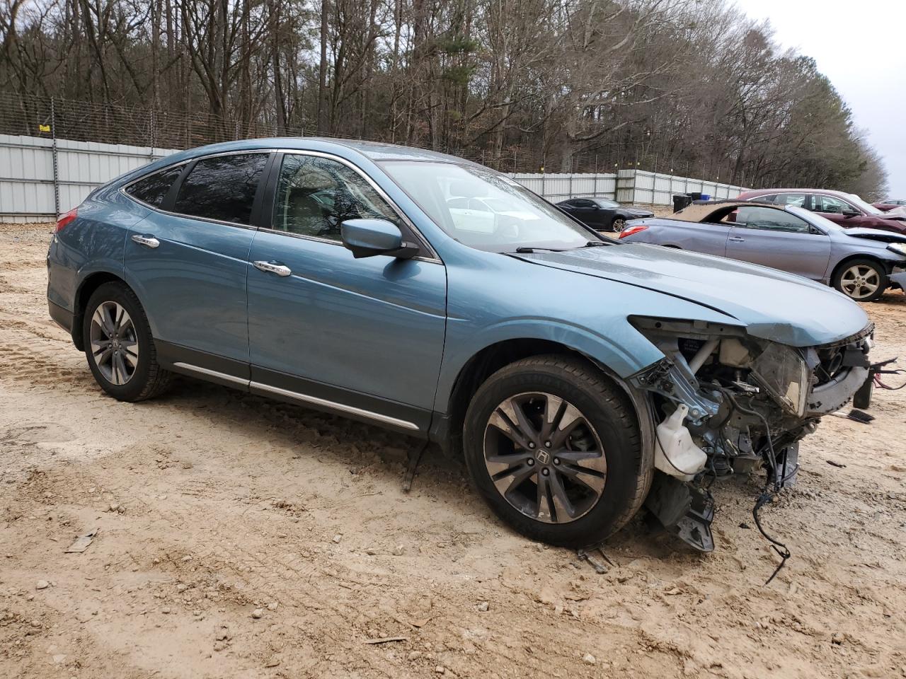 2014 Honda Crosstour VIN 5J6TF1H34EL002415 Copart auction photo, front end damage thumbnail 4