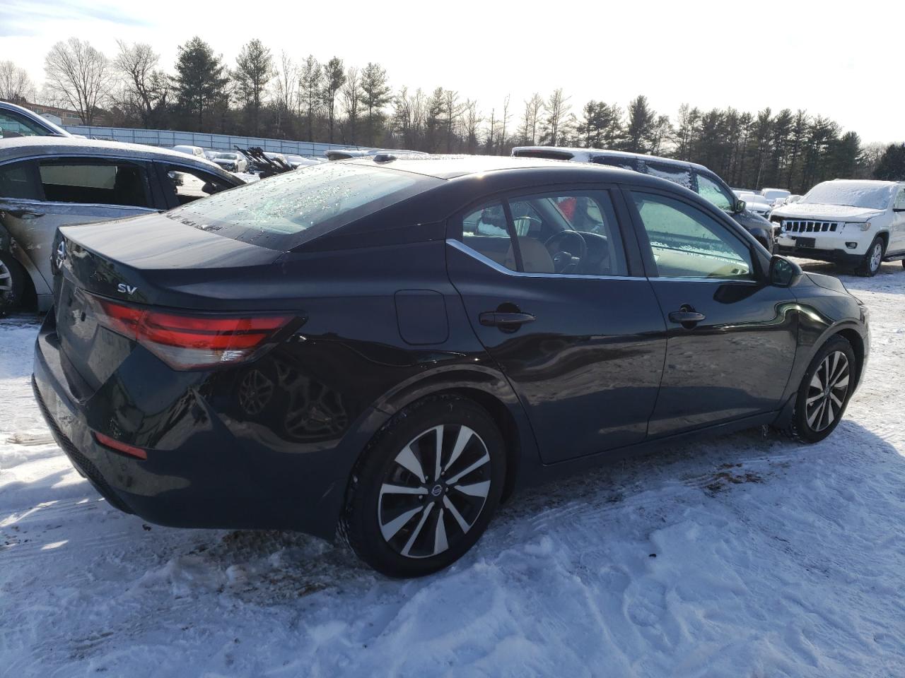 2023 Nissan Sentra VIN 3N1AB8CV1PY283256 Copart auction photo, rear end / minor dent/scratches damage thumbnail 3