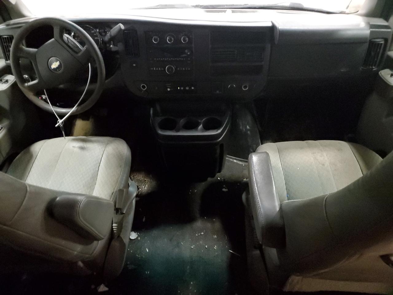 2017 Chevrolet Express VIN 1GAZGPFG7H1156132 Copart auction photo, front end / side damage thumbnail 8