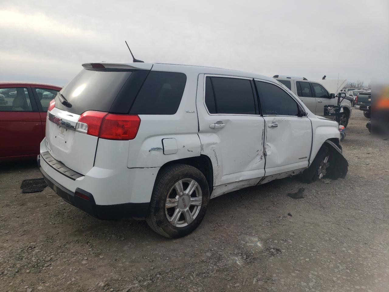 2014 GMC Terrain VIN 2GKALMEK8E6338701 Copart auction photo, all over damage thumbnail 3