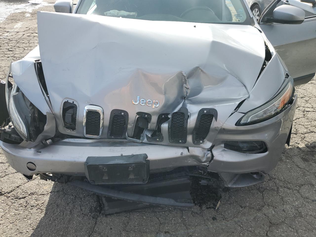 2014 Jeep Grand Cherokee VIN 1C4PJLCB7EW168605 Copart auction photo, front end damage thumbnail 12