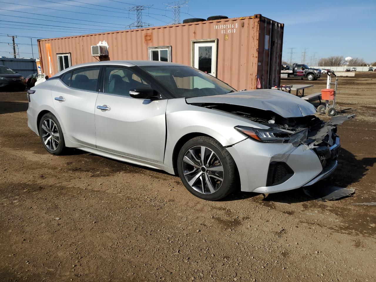 2020 Nissan Maxima VIN 1N4AA6CV6LC378134 Copart auction photo, front end damage thumbnail 4