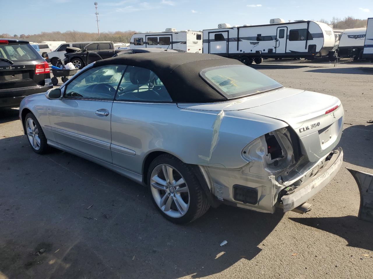 2008 Mercedes-Benz CLK-klasse VIN WDBTK56F38T088745 Copart auction photo, rear end damage thumbnail 2