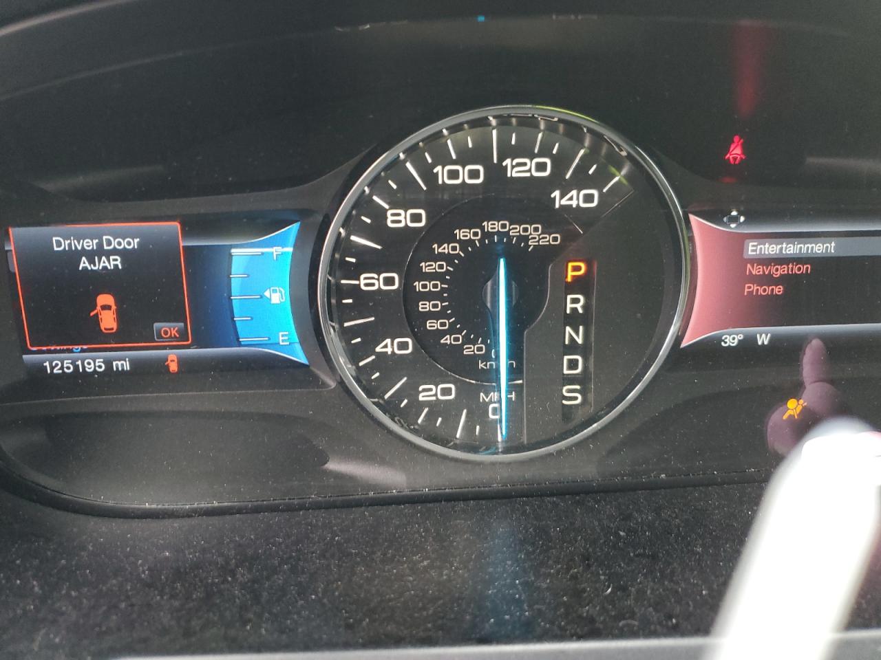 2014 Ford Edge VIN 2FMDK3JC8EBA62575 Copart auction photo, front end damage thumbnail 9