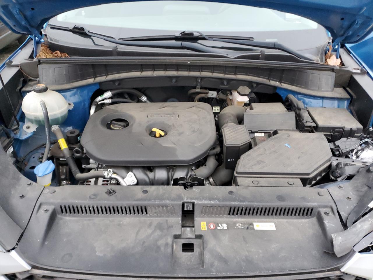 2020 Hyundai Tucson VIN KM8J3CA4XLU098445 Copart auction photo, front end / side damage thumbnail 12