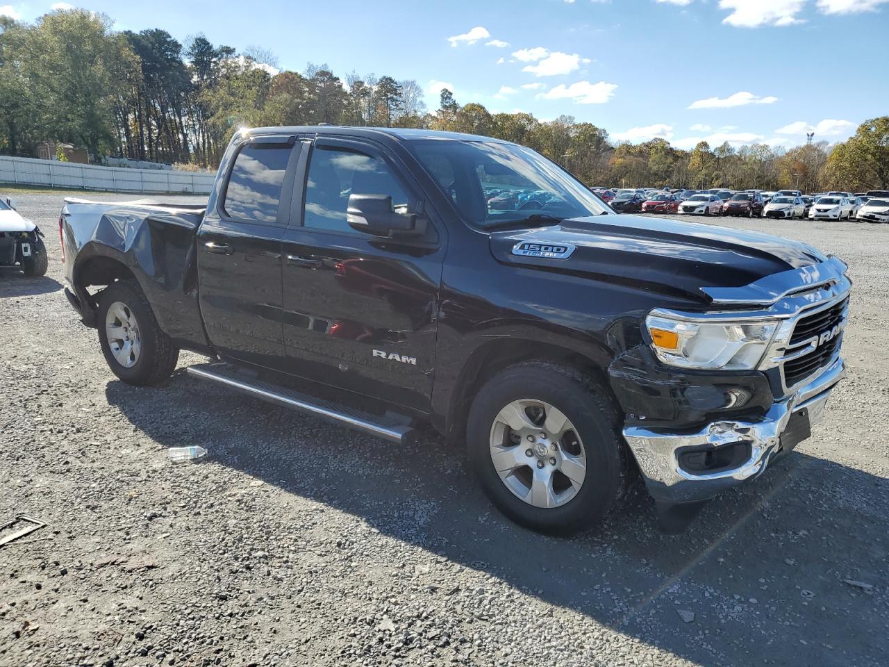2021 RAM 1500 VIN 1C6RREBG9MN647419 Copart auction photo, rear end / front end damage thumbnail 4