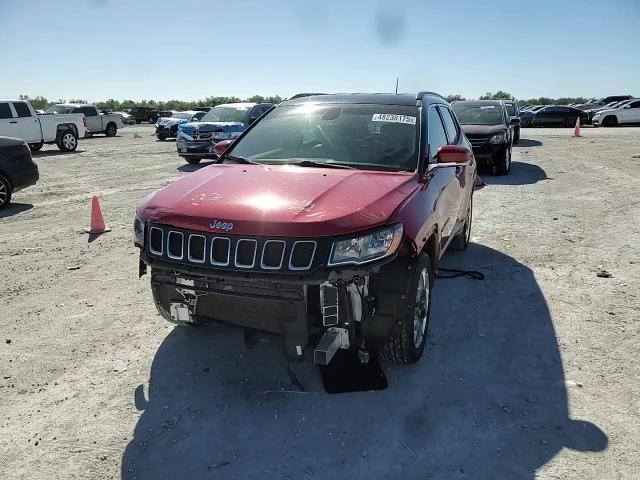 2019 Jeep Compass VIN 3C4NJCCB8KT809401 Copart auction photo, front end / side damage thumbnail 11