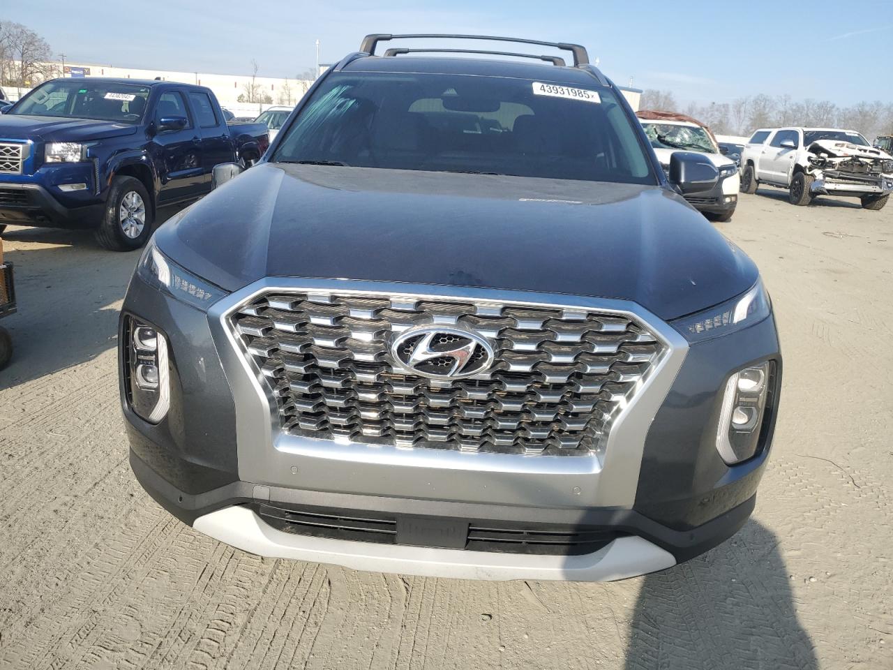 2020 Hyundai Palisade VIN KM8R44HE0LU159242 Copart auction photo, side damage thumbnail 5