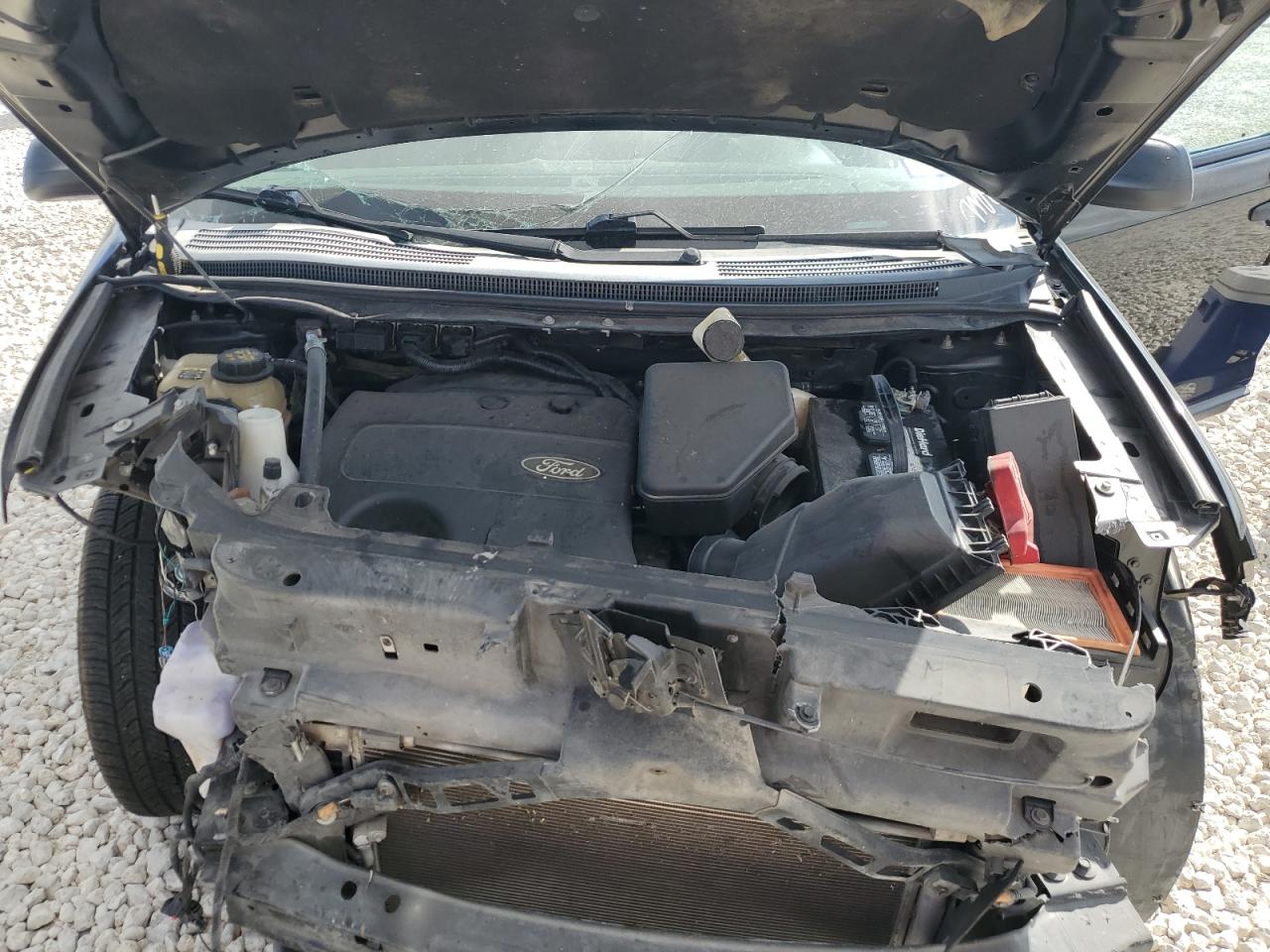2013 Ford Edge VIN 2FMDK3GCXDBB30669 Copart auction photo, front end damage thumbnail 14