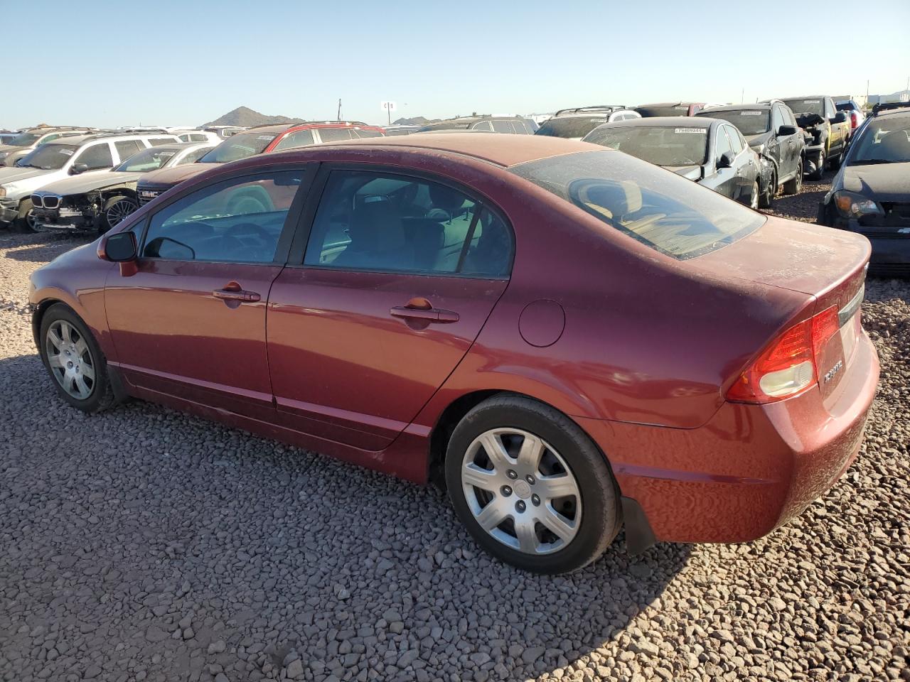 2009 Honda Civic VIN 2HGFA16549H340116 Copart auction photo, front end damage thumbnail 2